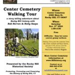 Center Cemetery Flyer for Rocky Hill Walking Tour